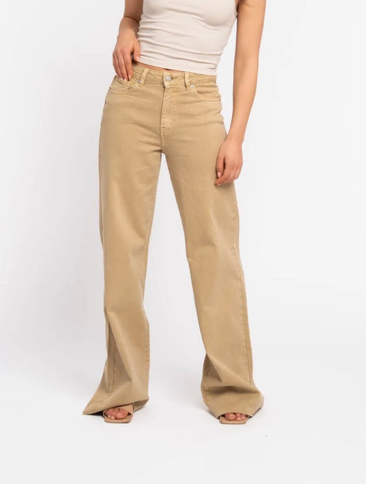 LOD of Love - Extra Tall Wide Leg Jeans Camel– Inseam 90 cm