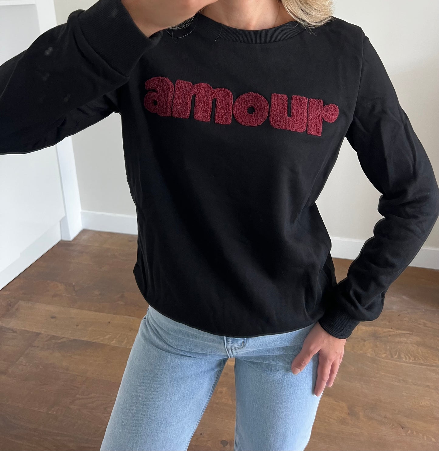 LOD Of Love - Amour Sweater Black Bordeaux