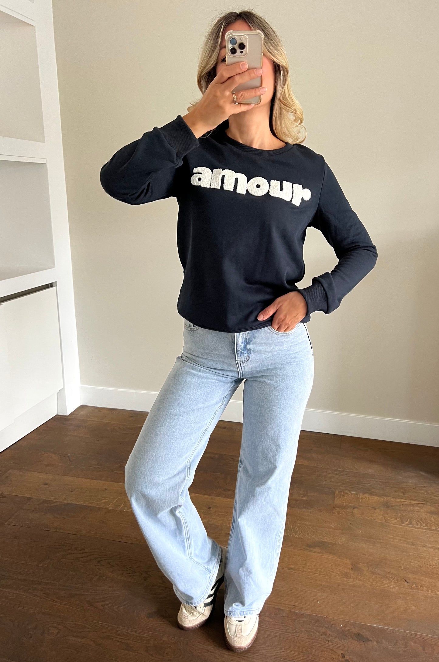 LOD Of Love - Amour Sweater Zwart Bordeaux