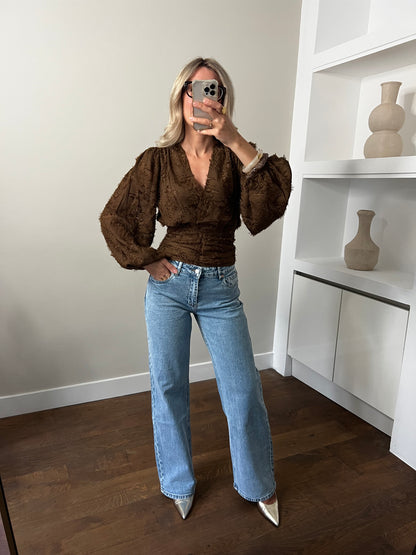 LOD of Love – Emma Top Brown Fluffy