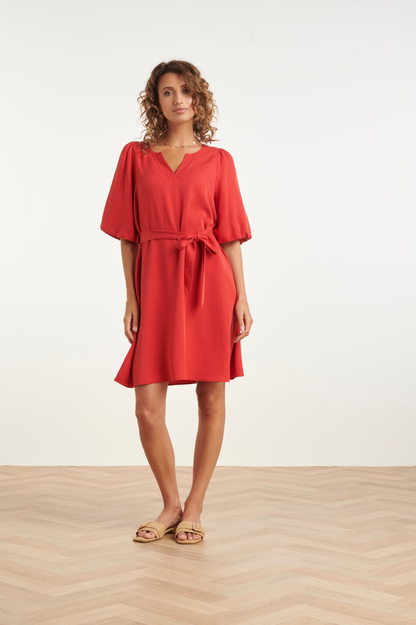 LOD of Love – Baumwollkleid mit Polka Dots und Schleife auf der Rückseite