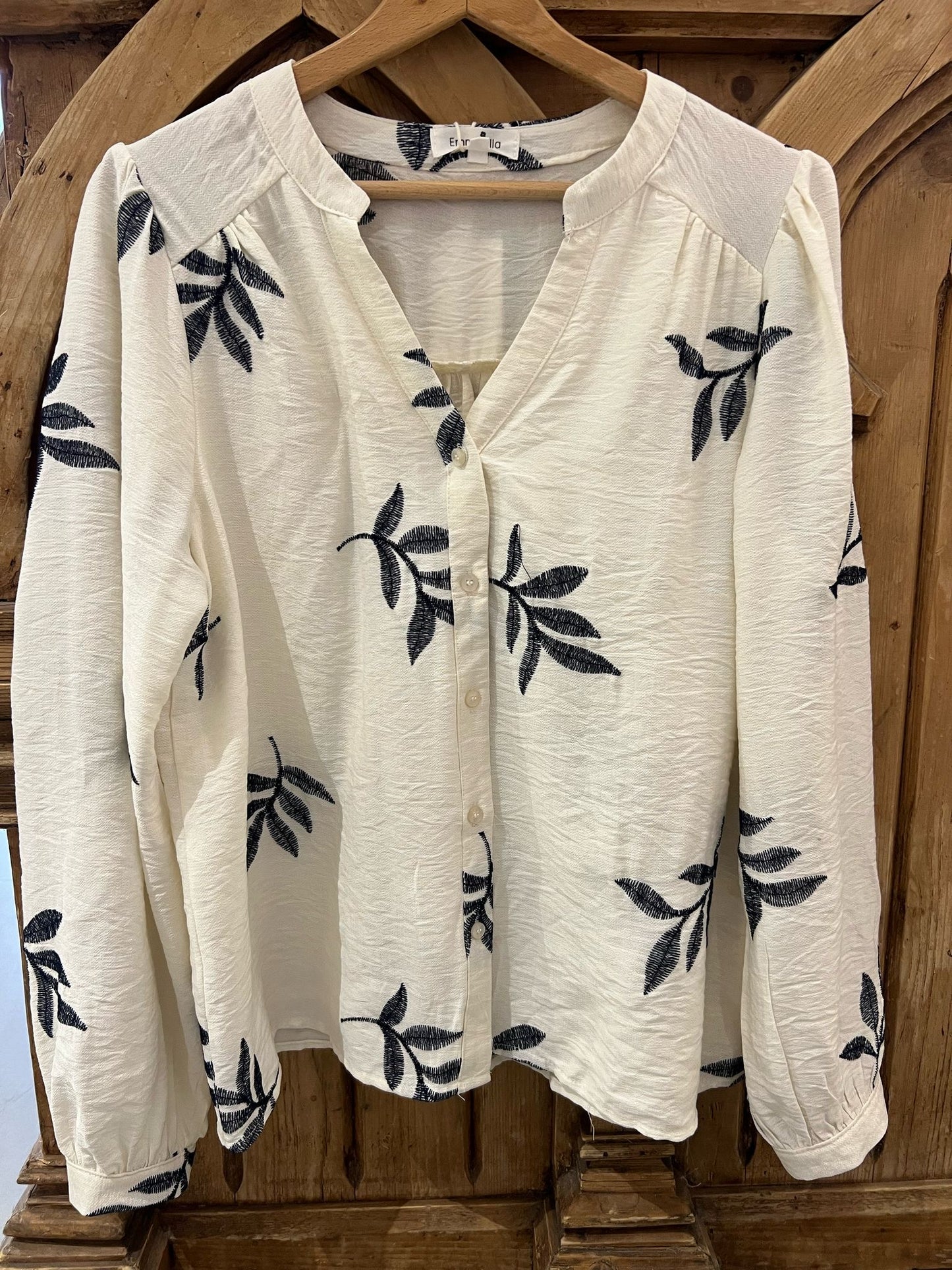 LOD of Love – Blouse Blue Leaf