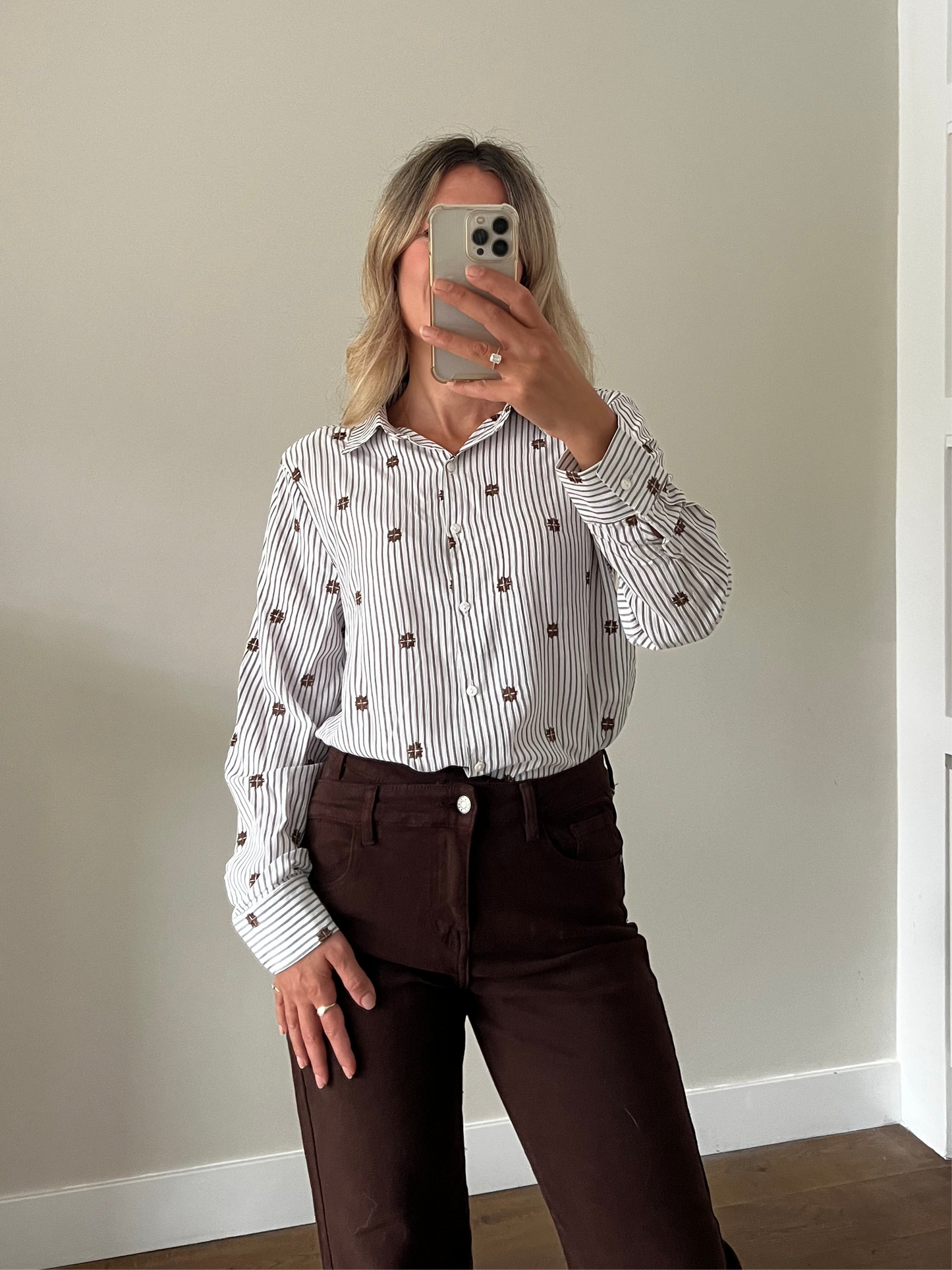 LOD of Love – Gestreepte Blouse met Borduursel