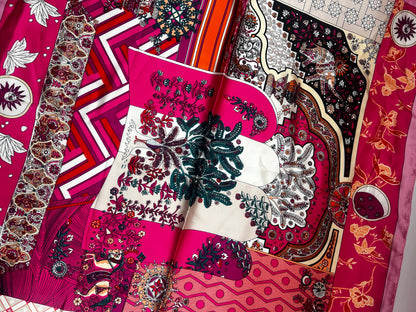 LOD of Love –  Sjaal  Roze Print