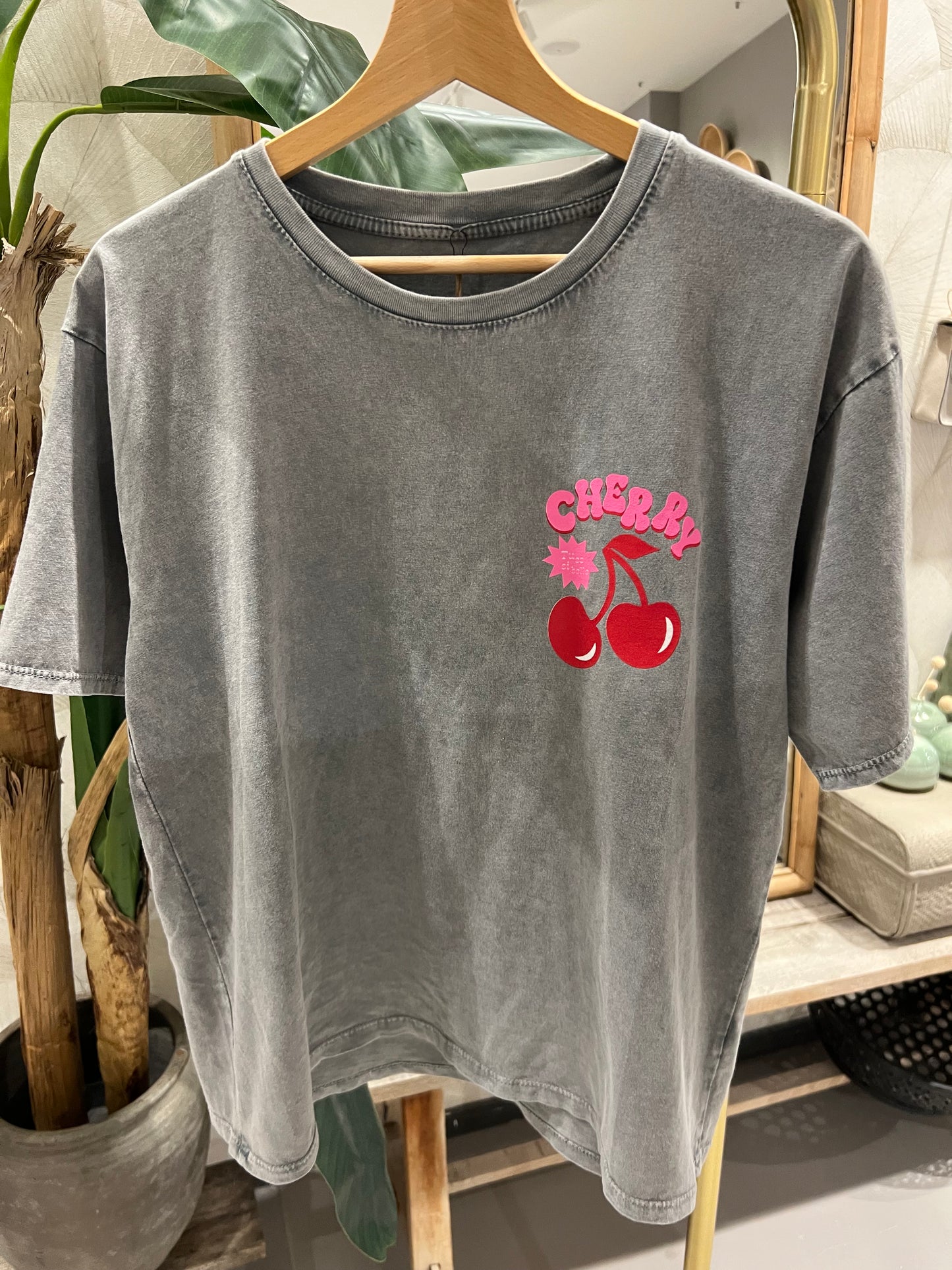 LOD of Love - T-Shirt Mon Cherry Grey