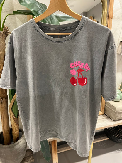 LOD of Love - T-Shirt Mon Cherry Grey