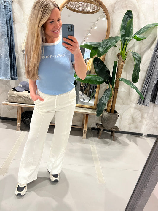 LOD of Love – Comfy Pantalon Blanca