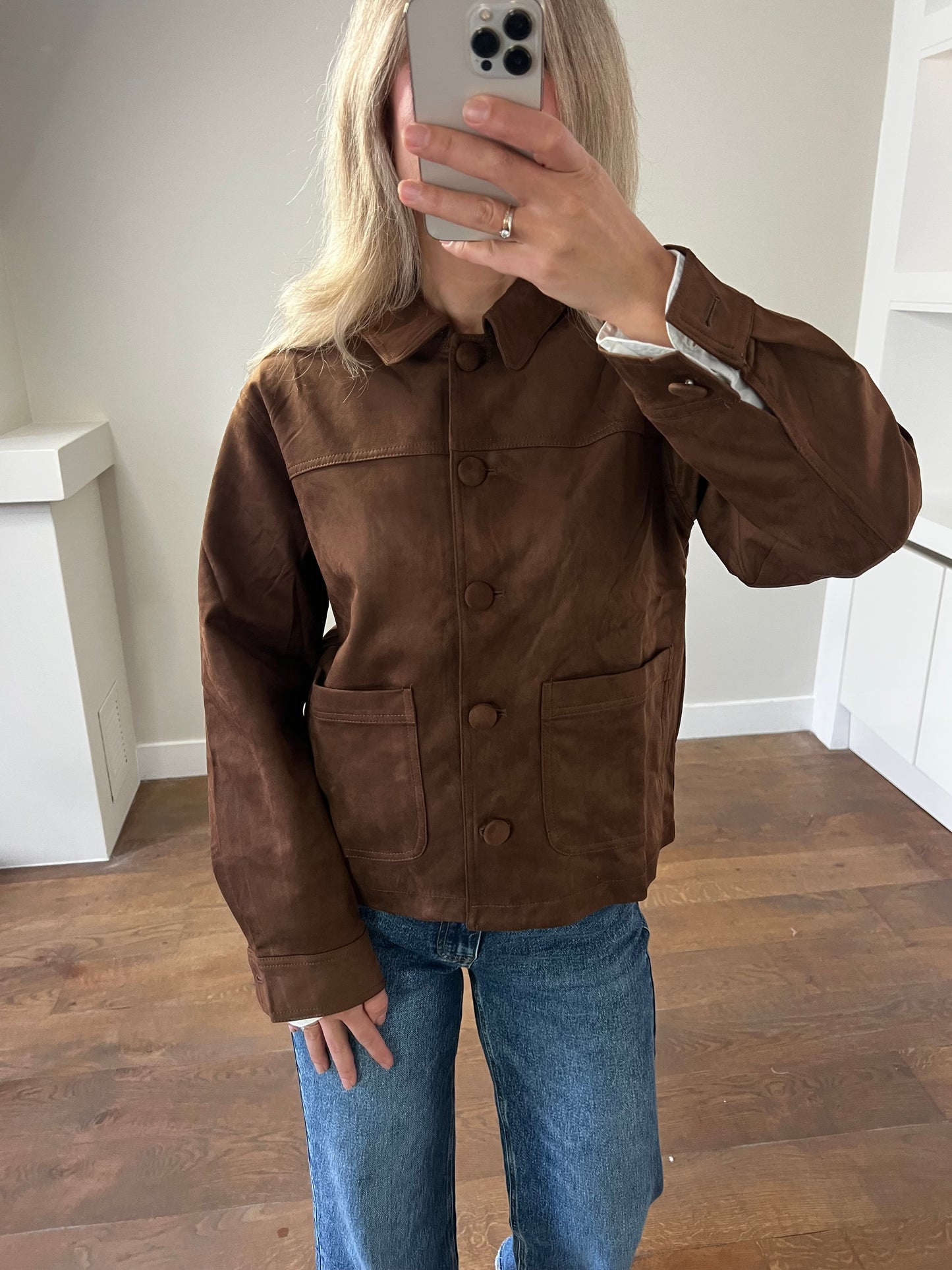 LOD of Love – Cognac Faux Suede Musthave Jacket