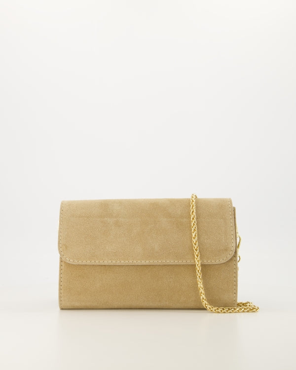 LOD of LOVE – Celine Suede Crossbody Bags Beige