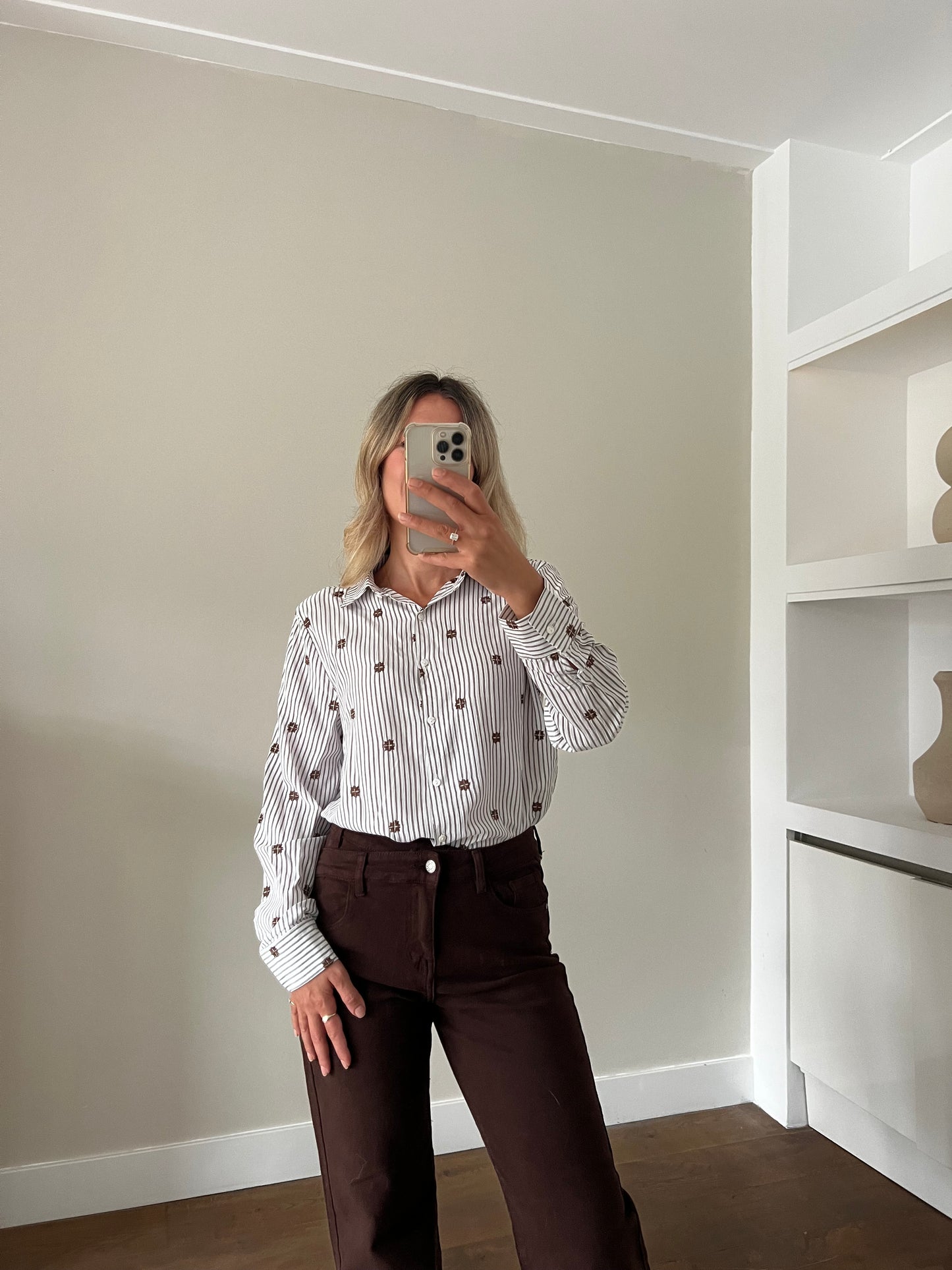 LOD of Love – Gestreepte Blouse met Borduursel