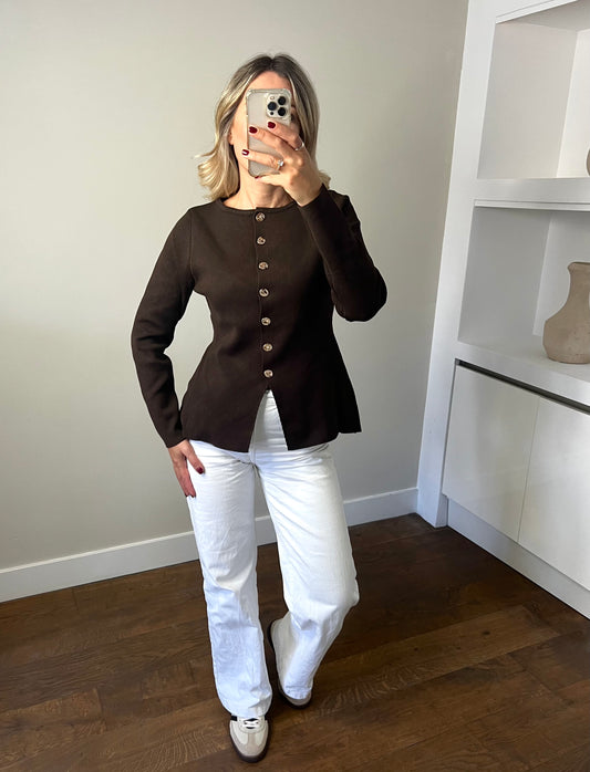 LOD of Love – Elegant Getailleerd Choco Vest