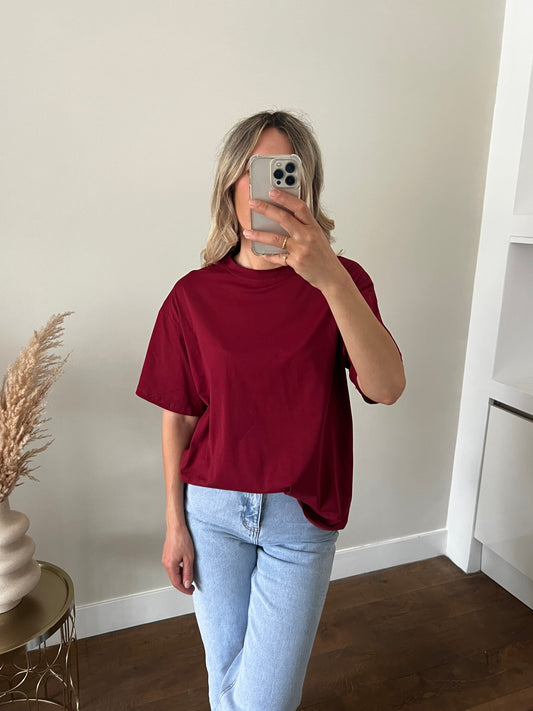 LOD of Love – New York T-Shirt Bordeaux Met Teddy Letters