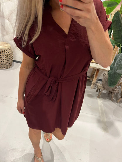 LOD of Love - Jurkje met Ceintuur Bordeaux