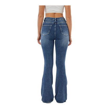 LOD of Love - Flared Jeans met Stretch Blauw