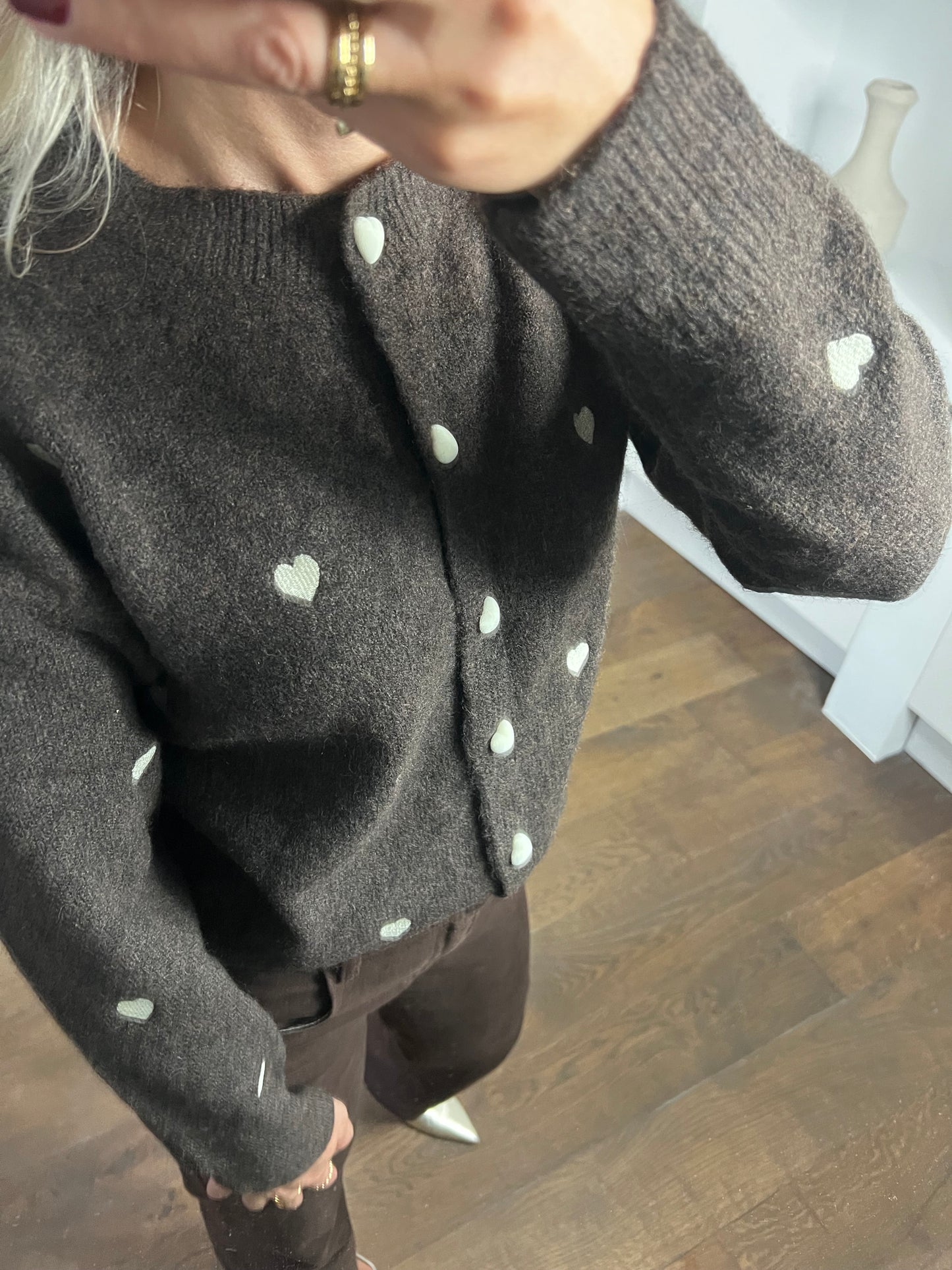 LOD of Love – Super Soft Hartjes Vest Bruin