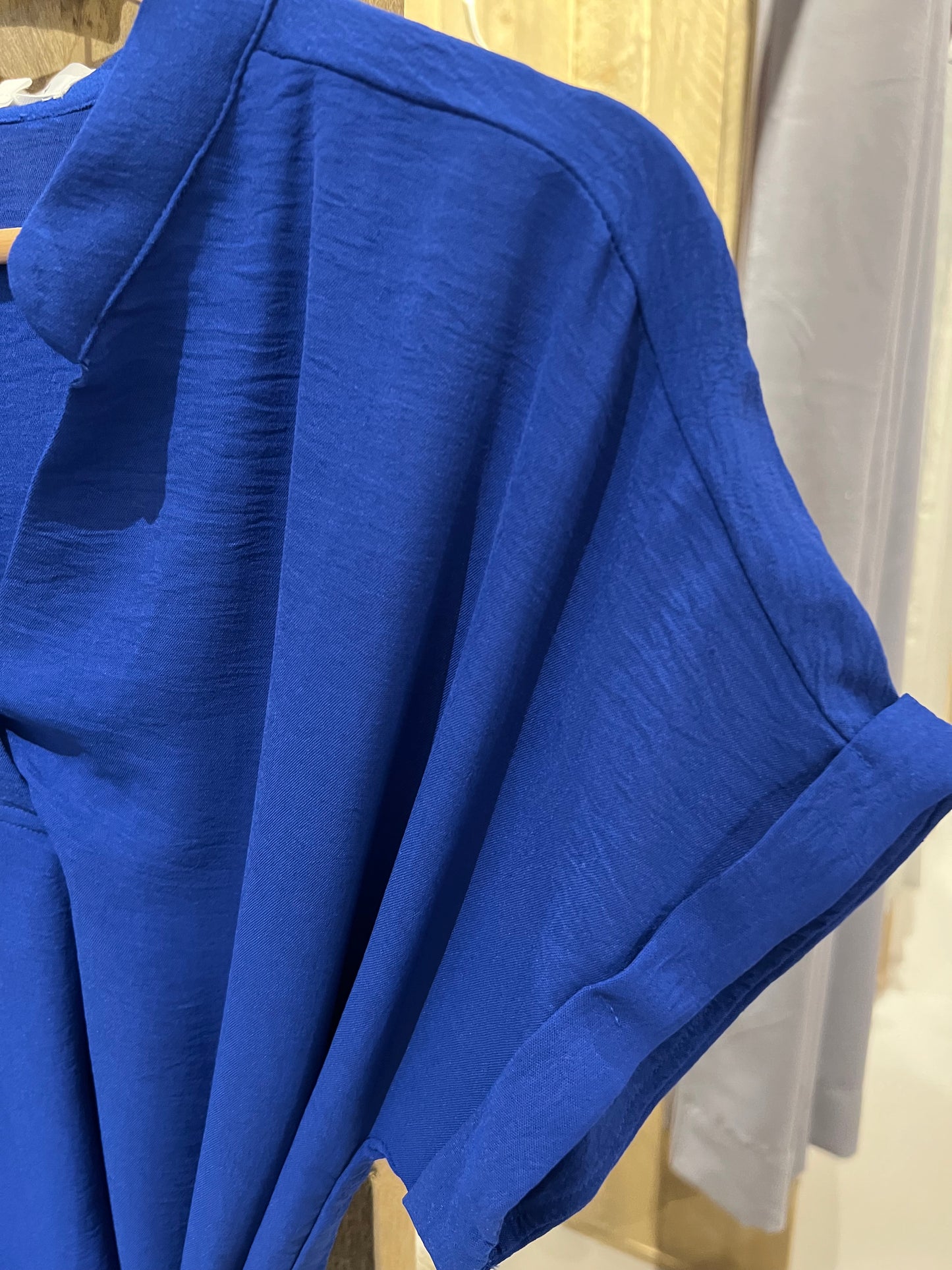 LOD of Love – Marine Blauwe Jurk met Ceintuur