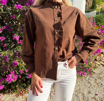 LOD of Love – Striped Blouse with Embroidery