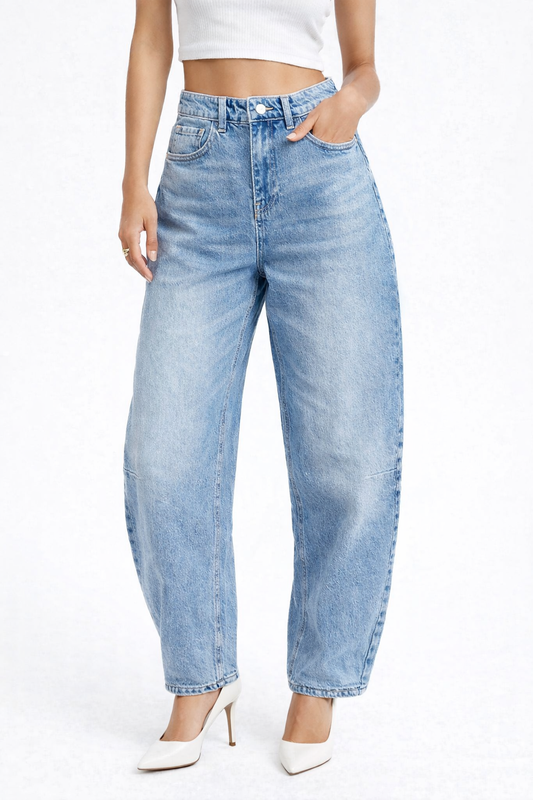 LOD of Love - Barrel Jeans Full Length Blue