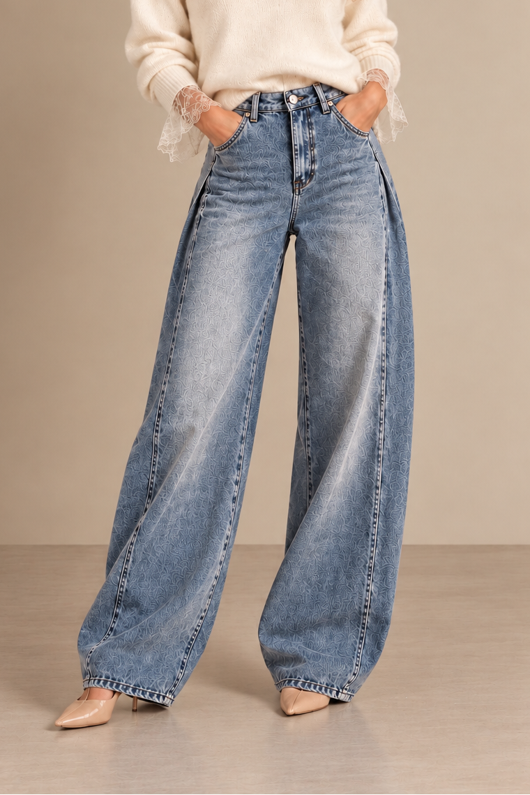 LOD of Love -  Loose Balloon Jeans Blue(81cm Inseam)