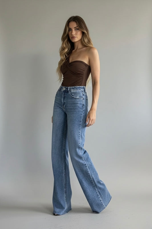 LOD of Love - Queen Hearts Extra Tall Jeans – Basic Blue  Inseam 95 cm