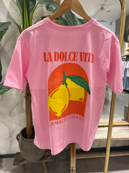 LOD of Love -  T-Shirt La Dolce Vita Pink