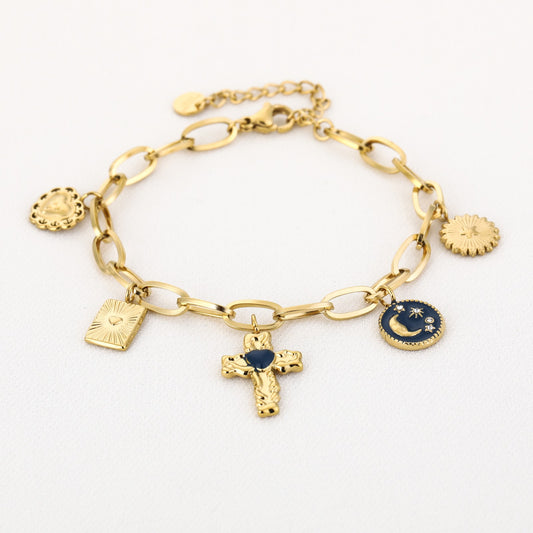 LOD of Love – Gouden Bedelarmband met Symbolische Charms