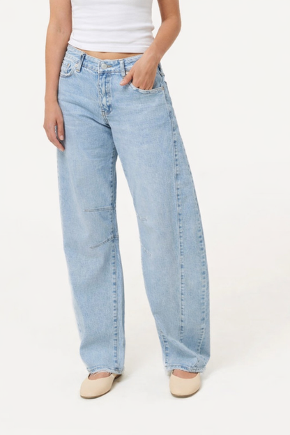 LOD of Love – Jeans mit Leopardenmuster, Dad-Fit, weites Bein, groß