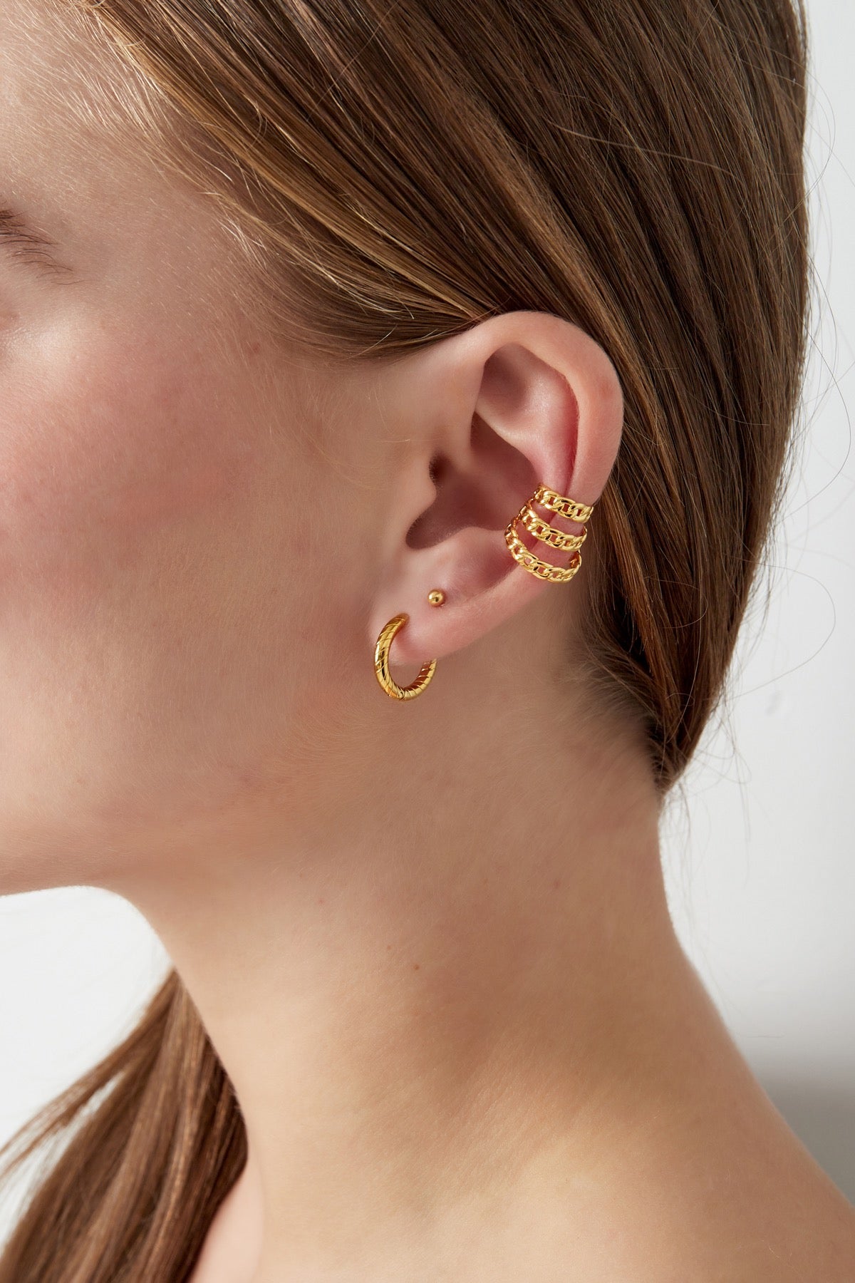 LOD of Love - Earcuff Layered Chain