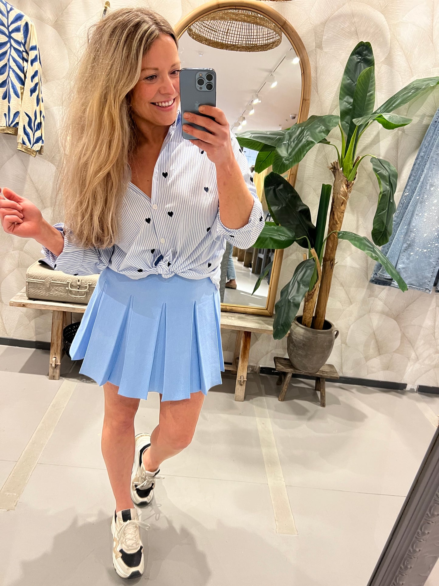 LOD of Love – Blue Plissé Rok