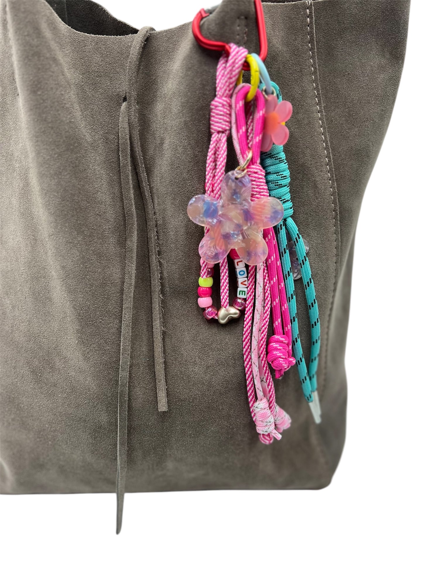 LOD of LOVE – Pink Flower Bag Charm