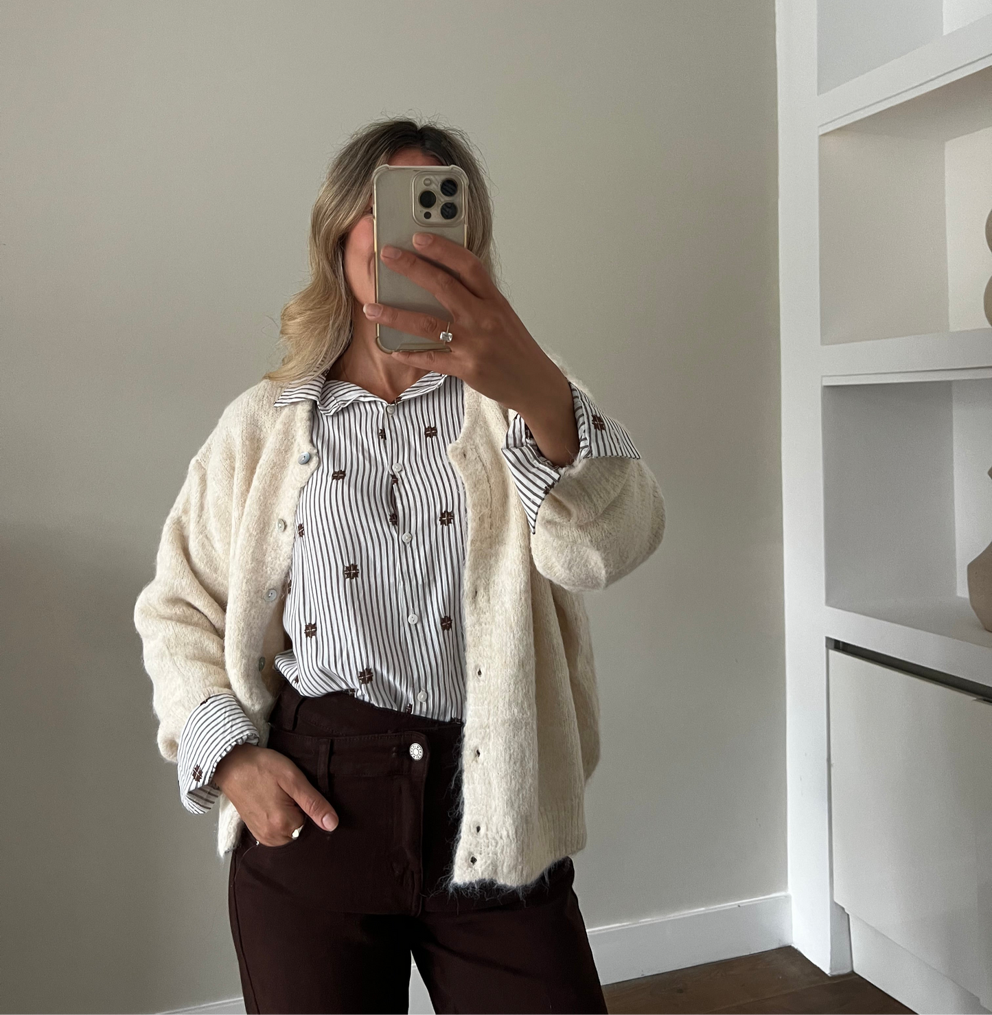 LOD of Love – Gestreepte Blouse met Borduursel