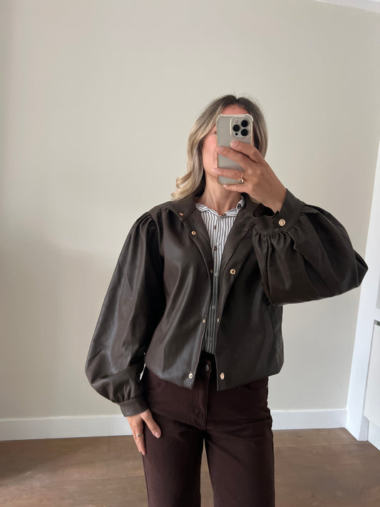 LOD of Love – Bruin Bomberjack met Pofmouwen