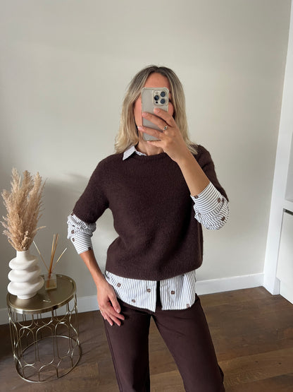 LOD Of Love - Soft Sweater Alpaka Bruin