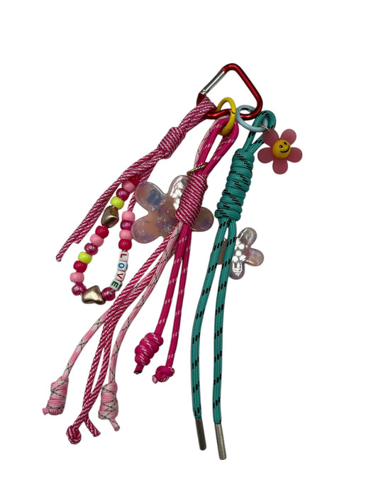 LOD of LOVE – Pink Flower Bag Charm