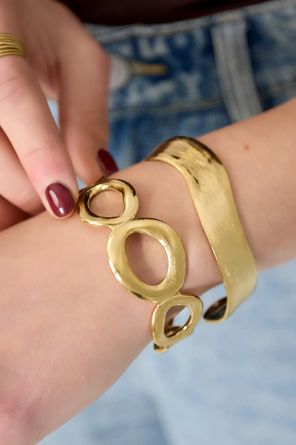 LOD of Love – Chunky bangle with organic circles
