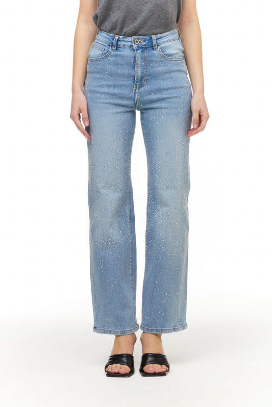 LOD of Love - LOD of Love Small Diamond Straight Leg Jeans