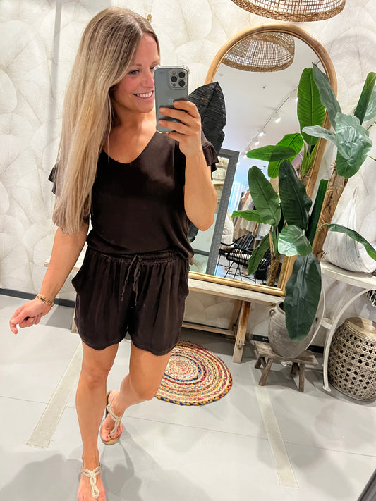 LOD of Love – Top Noa met Ruffelmouw Choco