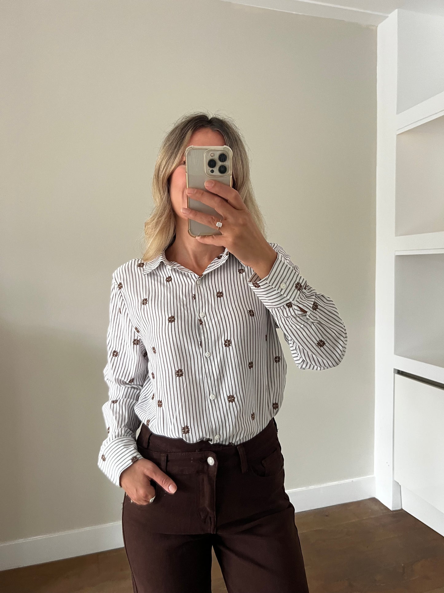 LOD of Love – Gestreepte Blouse met Borduursel