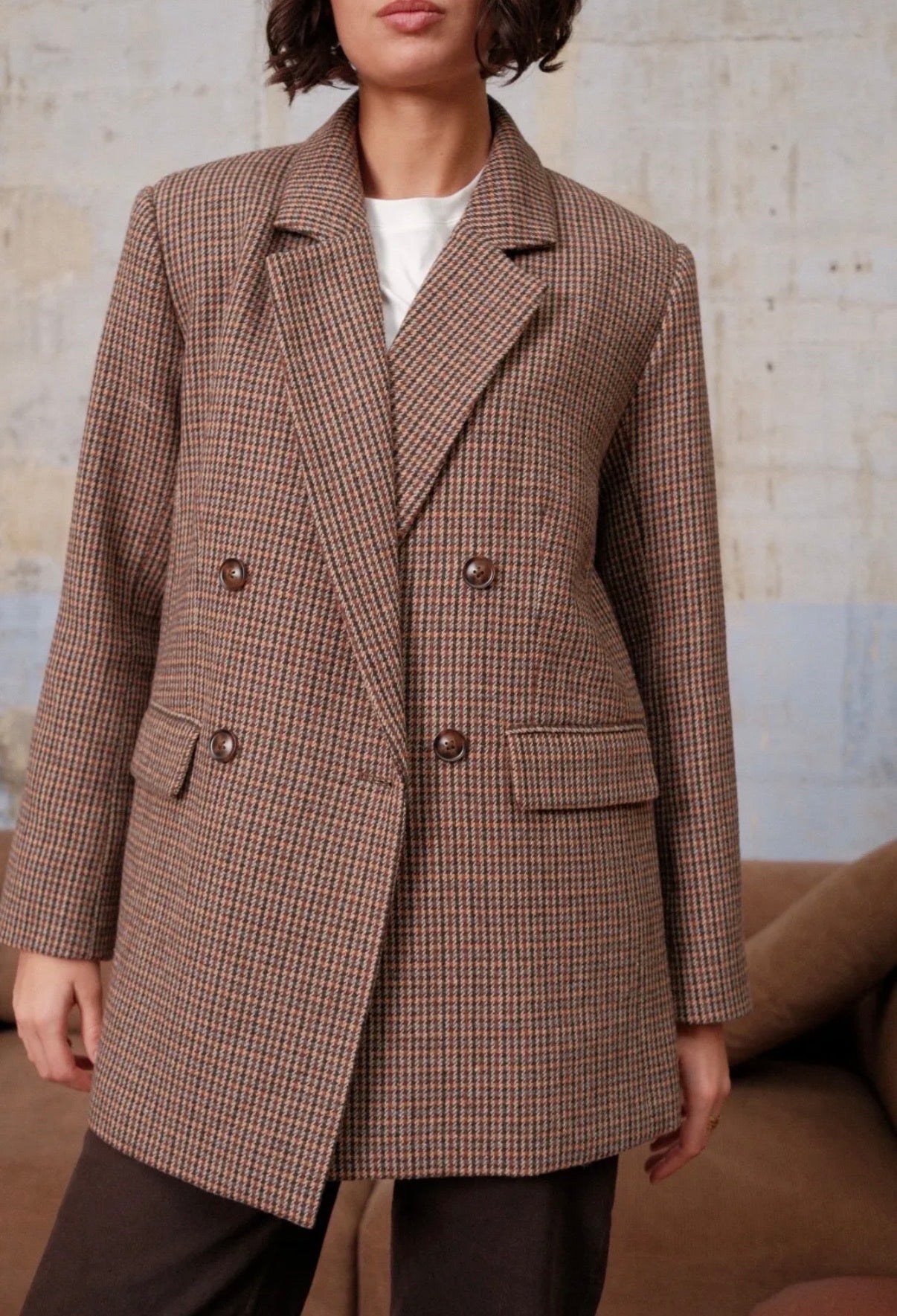 LOD of Love – Oversized Geruite Blazer