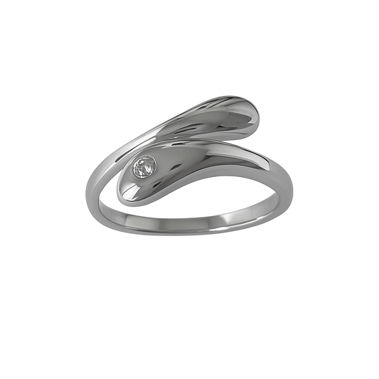 LOD of Love –  Sterling Zilveren Twist Pinky Ring