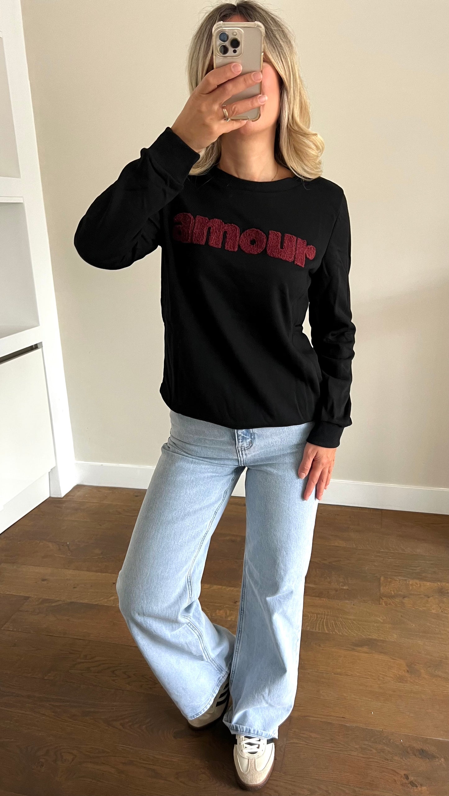 LOD Of Love - Amour Sweater Black Bordeaux