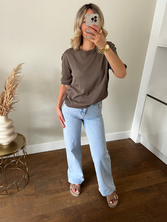 LOD of Love – Katoenen Top Liv Taupe
