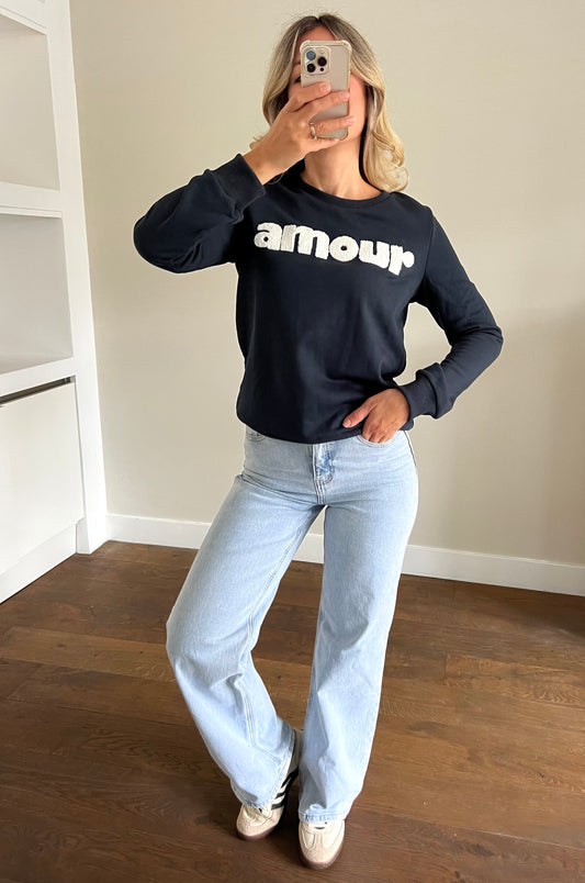 LOD Of Love - Amour Sweater Marine Wit