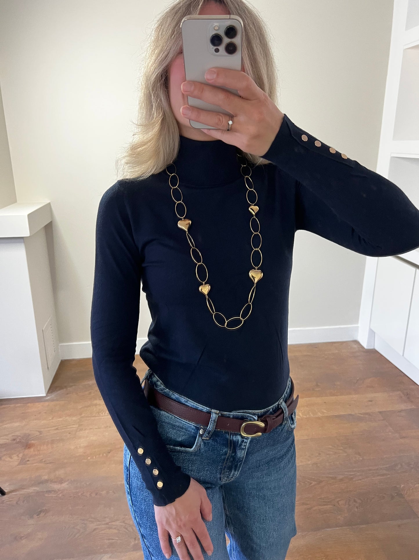 LOD Of Love - Basic Coltrui Marine Blue Met Gouden knoopjes