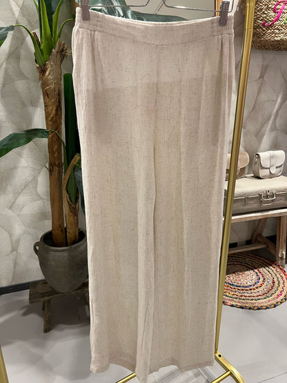 LOD of Love – Linnenlook Broek in Naturel