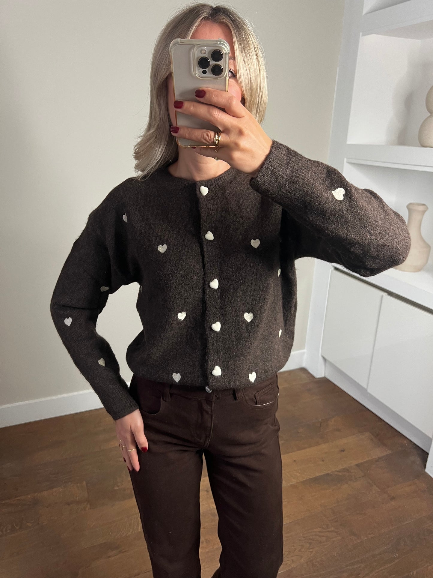 LOD of Love – Super Soft Hartjes Vest Bruin