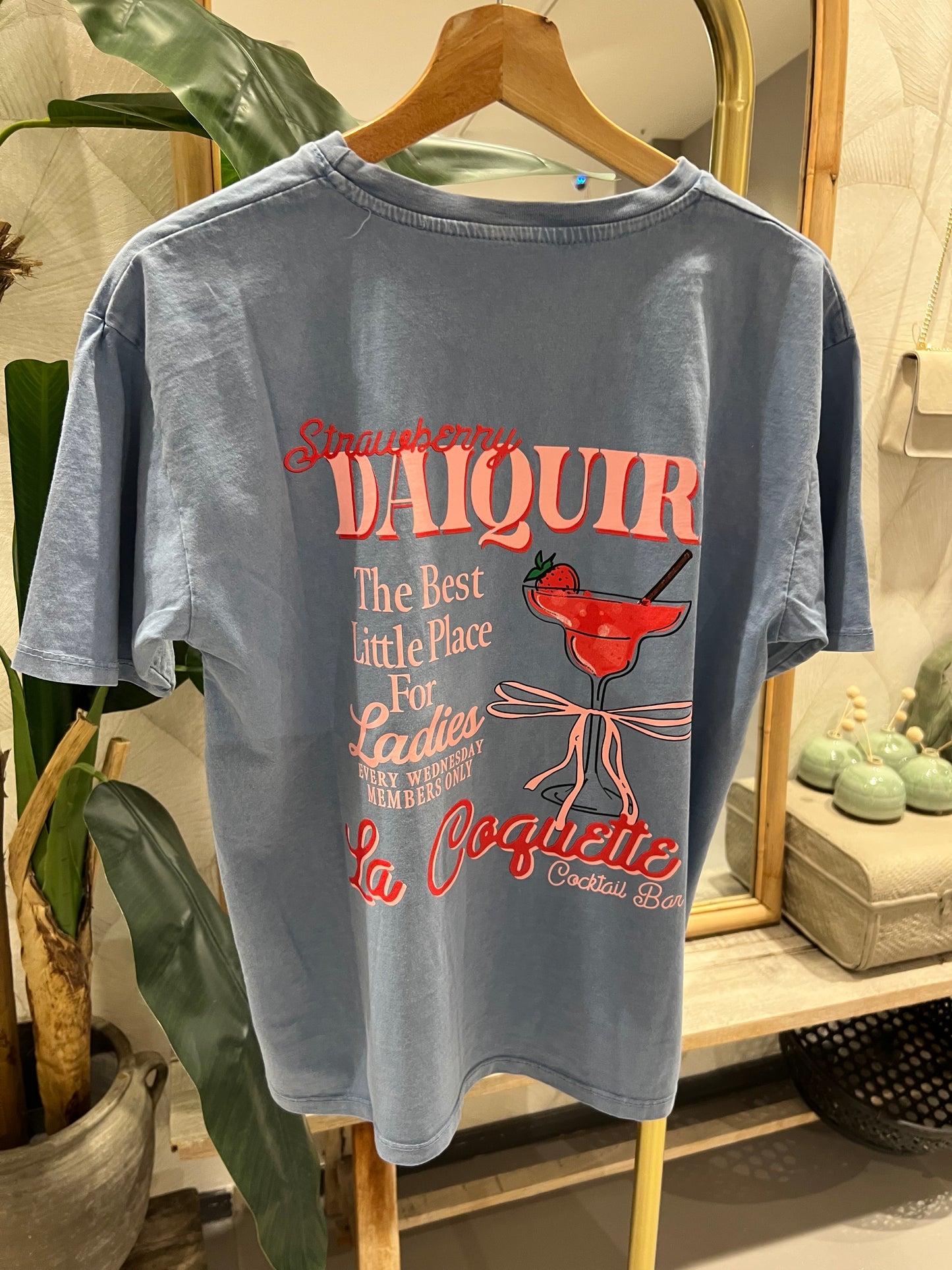 LOD of Love - T-Shirt Strawberry Daiquiri Jeansblauw