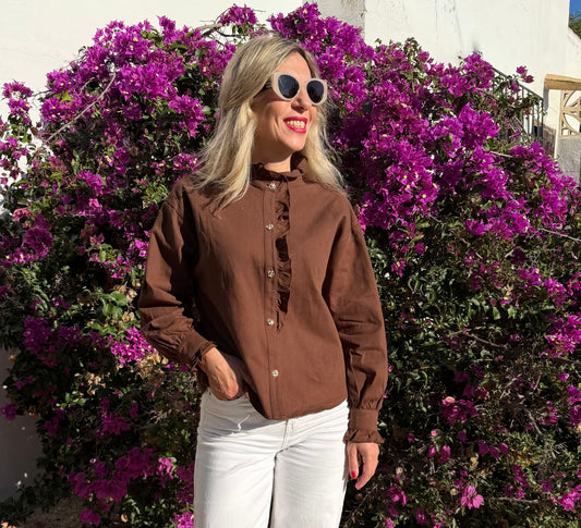 LOD of Love – Choco Ruffle Blouse