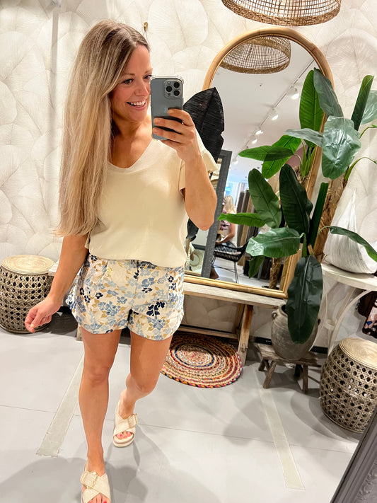 LOD of Love – Top Noa met Ruffelmouw Creme