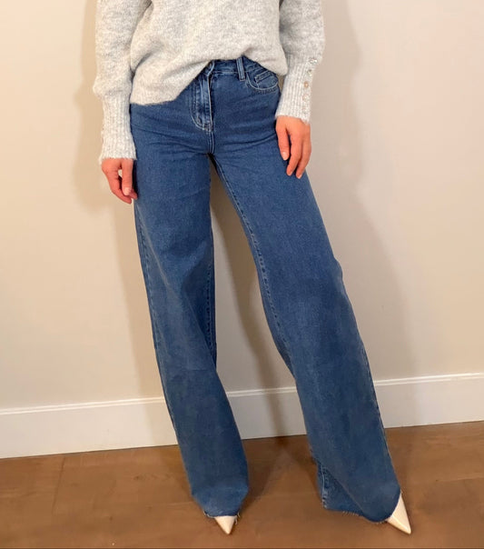 LOD of Love -  Extra Tall Classic Blue Wide Fit Jeans